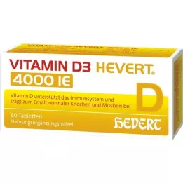VITAMIN D3 HEVERT 4000 tabletek I.U., 60 szt