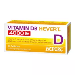 VITAMIN D3 HEVERT 4000 tabletek I.U., 60 szt