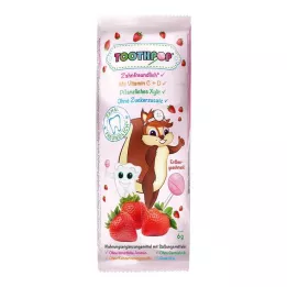 TOOTHPOP Lizak dentystyczny o smaku truskawkowym, 1 szt