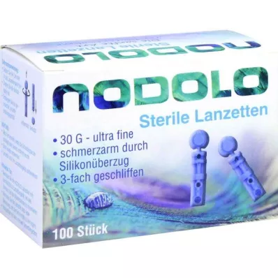 LANZETTEN NODOLO sterylny ultracienki 30 G, 100 szt LANZETTEN NODOLO sterylny ultracienki 30 G, 100 szt