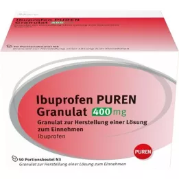IBUPROFEN PUREN Granulki 400 mg do sporządzania roztworu do podawania, 50 szt