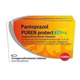 Pantoprazole Puren Protect 20 mg tabletki dojelitowe, 14 szt