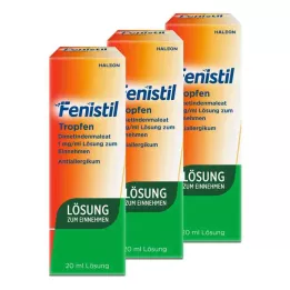 FENISTIL Krople, 3 x 20 ml