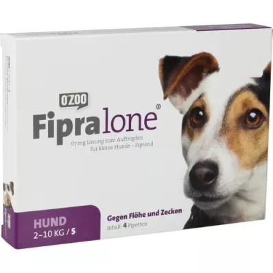 FIPRALONE 67 mg roztwór doustny dla małych psów, 4 szt