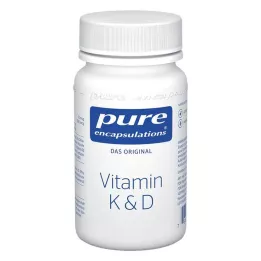 PURE ENCAPSULATIONS Witamina K &amp; Kapsułki D, 60 szt