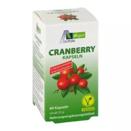 Żurawinowe Wegańskie Kapsułki 400 mg, 60 szt