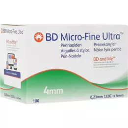 BD MICRO-FINE ULTRA Igły do długopisów 0,23x4 mm, 100 szt