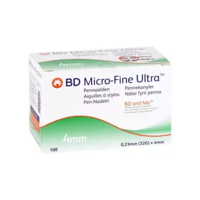 BD Igły Micro-Fine Ultra Pen 0,23x4 mm, 100 szt BD Igły Micro-Fine Ultra Pen 0,23x4 mm, 100 szt