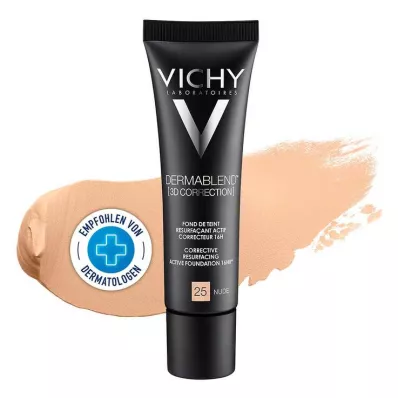 Vichy Dermablend 3D Korektor do makijażu 25 Nude, 30 ml