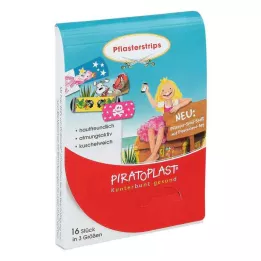 PIRATOPLAST Paski gipsowe dla dziewczynek 3 rozmiary, 16 szt