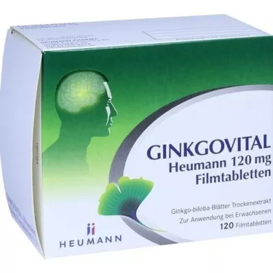 GINKGOVITAL Tabletki powlekane Heumann 120 mg, 120 szt