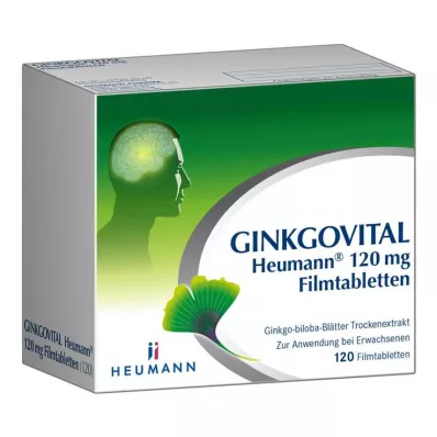 GINKGOVITAL Heumann 120 mg tabletki powlekane, 120 szt