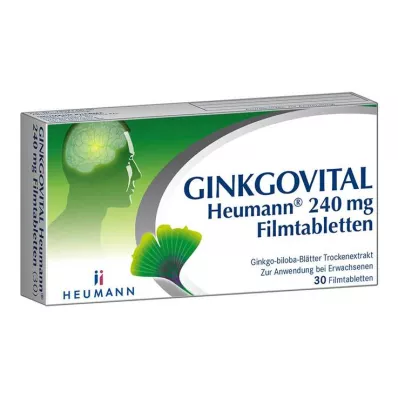 GINKGOVITAL Heumann 240 mg tabletki powlekane, 30 szt