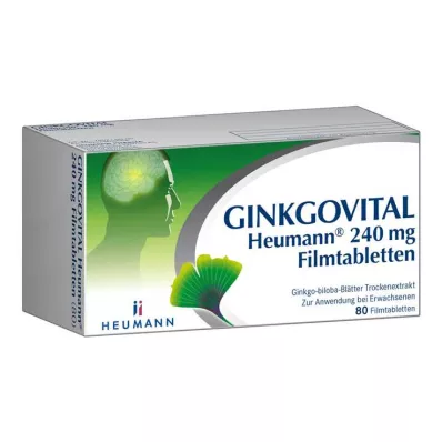 GINKGOVITAL Heumann 240 mg tabletki powlekane, 80 szt