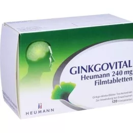 GINKGOVITAL Tabletki powlekane Heumann 240 mg, 120 szt
