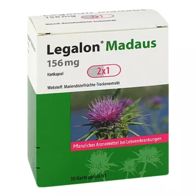 LEGALON Madaus 156 mg kapsułki twarde, 30 szt