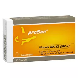 PROSAN Witamina D3+K2 MK-7 kapsułek, 30 szt