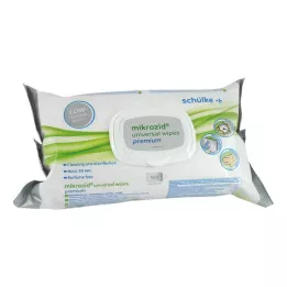 MIKROZID chusteczki uniwersalne premium 100 szt. z płaską końcówką, 1 szt