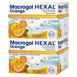 MACROGOL HEXAL Orange Plv.z.Her.e.Ls.z.Einn.Btl., 100 szt