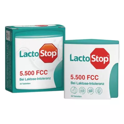Lactostop 5500 FCC tabletki, dozownik zatrzaskowy, 50 szt Lactostop 5500 FCC tabletki, dozownik zatrzaskowy, 50 szt