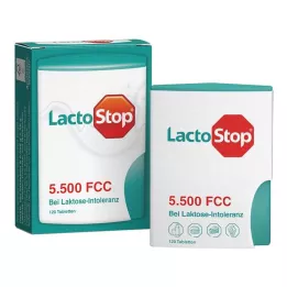 LACTOSTOP 5,500 FCC Dozownik na tabletki, 120 szt