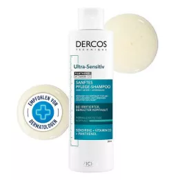 VICHY DERCOS ultrawrażliwy szampon do przetłuszczającej się skóry głowy, 200 ml