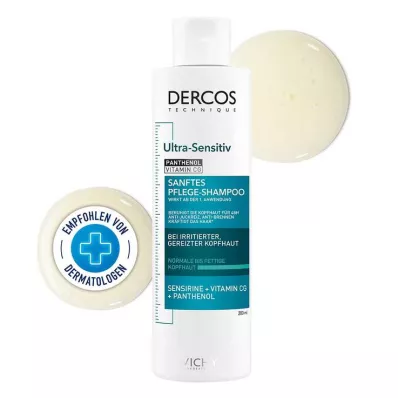 Vichy Dercos Ultra-Sensitive Szampon do skóry tłustej, 200 ml Vichy Dercos Ultra-Sensitive Szampon do skóry tłustej, 200 ml