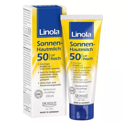 Linola Mleczko do opalania LSF 50, 100 ml Linola Mleczko do opalania LSF 50, 100 ml