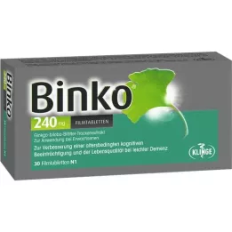 BINKO Tabletki powlekane 240 mg, 30 szt