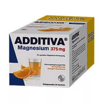 Additiva Magnez 375 mg Granulat Pomarańczowy, 60 szt Additiva Magnez 375 mg Granulat Pomarańczowy, 60 szt