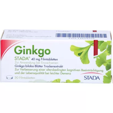 GINKGO STADA Tabletki powlekane 40 mg, 30 szt