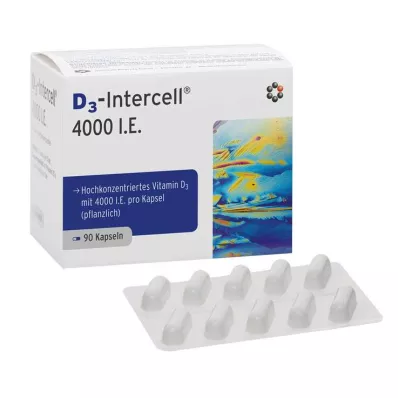 Kapsułki D3-Intercell 4000 IU, 90 szt Kapsułki D3-Intercell 4000 IU, 90 szt