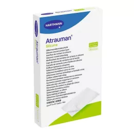 ATRAUMAN Silikonowe sterylne kompresy 5x7 cm, 10 szt