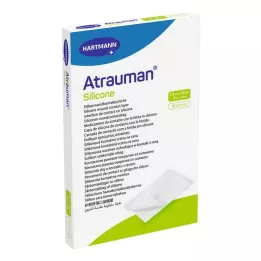 ATRAUMAN Silikonowe sterylne kompresy 7,5x10 cm, 10 szt