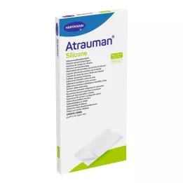 ATRAUMAN Silikonowe sterylne kompresy 10x20 cm, 10 szt