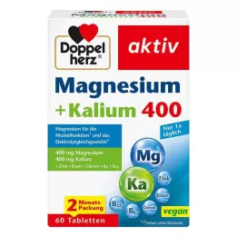 DOPPELHERZ Tabletki magnez+potas, 60 szt
