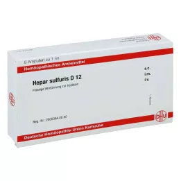 HEPAR SULFURIS D 12 ampułek, 8 x 1 ml