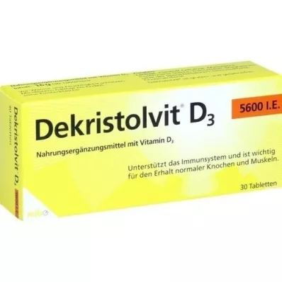 DEKRISTOLVIT Tabletki D3 5 600 j.m., 30 szt