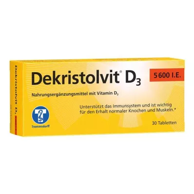 DEKRISTOLVIT Tabletki D3 5 600 j.m., 30 szt