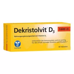 DEKRISTOLVIT Tabletki D3 5 600 j.m., 60 szt