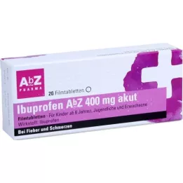 IBUPROFEN AbZ 400 mg ostre tabletki powlekane, 20 szt