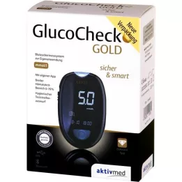 GLUCOCHECK GOLD Zestaw glukometrów mmol/l, 1 szt