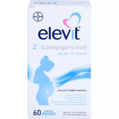 ELEVIT 2 kapsułki miękkie Pregnancy Soft Capsules, 60 szt