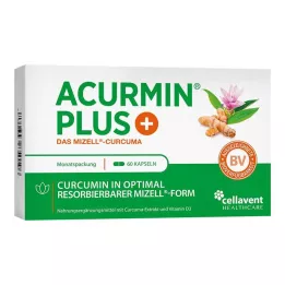 ACURMIN Plus Das Micell-Curcuma Softgels, 60 szt