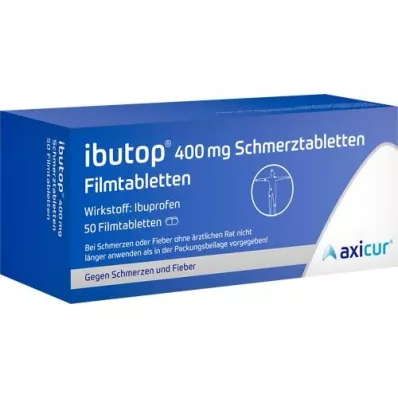 IBUTOP 400 mg Tabletki przeciwbólowe Tabletki powlekane, 50 szt