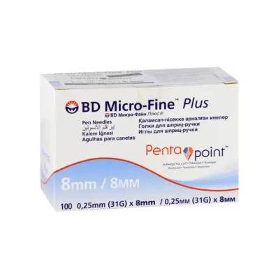 BD Micro-Fine + 8 igieł 0,25x8 mm, 100 szt