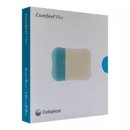 COMFEEL Plus elastyczny opatrunek hydrocoll. 4x6 cm, 10 szt