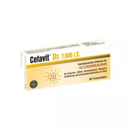 CEFAVIT Tabletki powlekane D3 7 000 j.m., 60 szt
