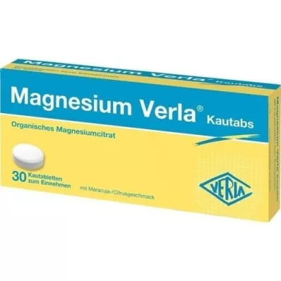 MAGNESIUM VERLA Tabletki do żucia, 30 szt