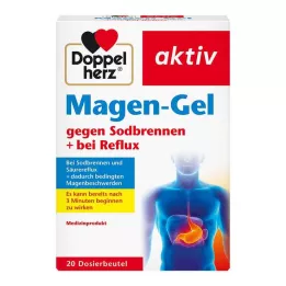 Doppelherz żel żołądkowy na zgagę + refluks, 20x10 ml
